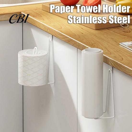Sturdy Paper Roll Support Toilet Holder, Stainless Steel Heavy Duty Metal Rack Storage Rack, Wall Mount Stand for Bathroom Modern Home Improvement