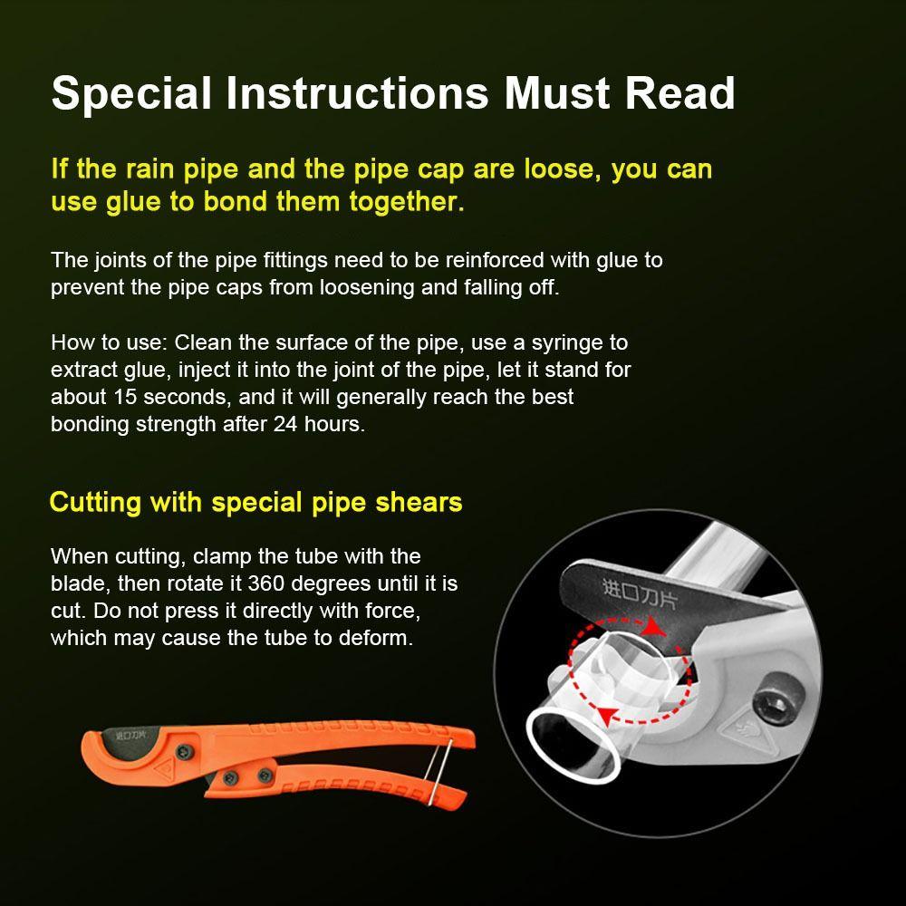 1Pcs Transparent Outflow Pipe Acrylic Rain Shower Outlet Tube New Aquarium Filter