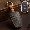 Leather Car Key Fob Case Cover for Toyota CHR Camry Prius Land Cruiser Prado Furniture Corolla Yaris RAV4 Highlander Accessories