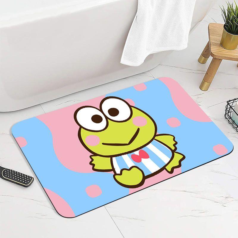 Big-eyed frog diatom mud absorbent mat bathroom non-slip floor mat toilet toilet foot mat toilet door mat