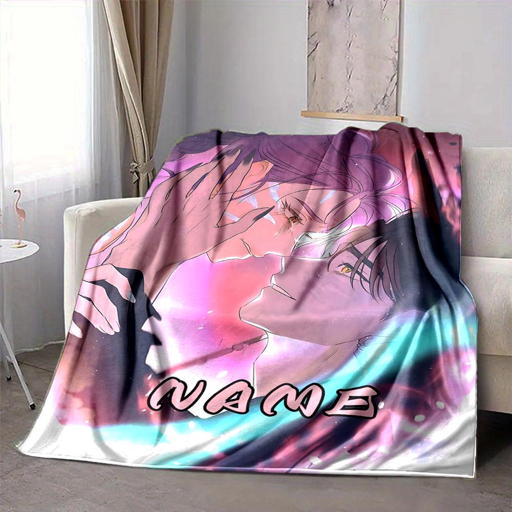 Custom 1pc Name: Fantasy Trio Blanket, Soft And Comfortable Blanket, Casual Warm, Camping Travel Blanket, Birthday Gift Q912140