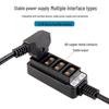 D-Tap 1-to-4 V-Mount Battery Adapter Cable for Camera Power Conversion