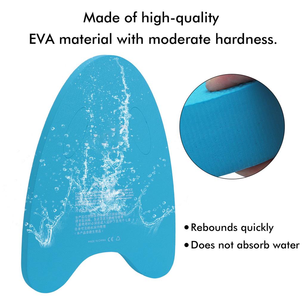 Swimming Board Floating Plate A Shape EVA Back Float Training Aid Float Hand Foam BoardBlue
