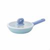 Non Frying Pan AllStovetop Compatible Blue Nonstick Effortless To StainResistant Ceramic Skillet