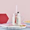 Kids' Cartoon Graduated Glass Milk Cup