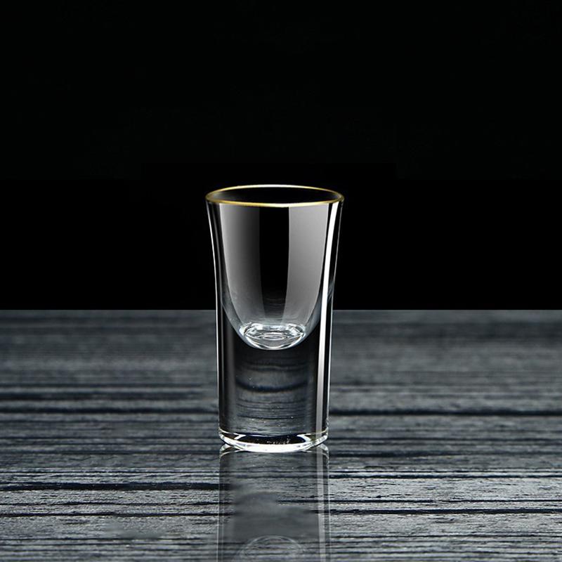 25ml Transparent Kleine Größe Schnapsbecher 12er Set Klassischer Stil Baijiu Becher Anzug Party Spezifische Ausländische Weingläser Weinutensilien