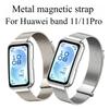 Armband i rostfritt stål för HUAWEI BAND 11 Metallrem för Huawei Band 11 Pro Armband för Huawei Band 11 Pro Armbandsrem Correa