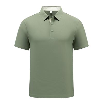 Seamless Ice Silk POLO Shirt For Men With Lapel Short Sleeves For Men With Breathable Ice Feel Polo