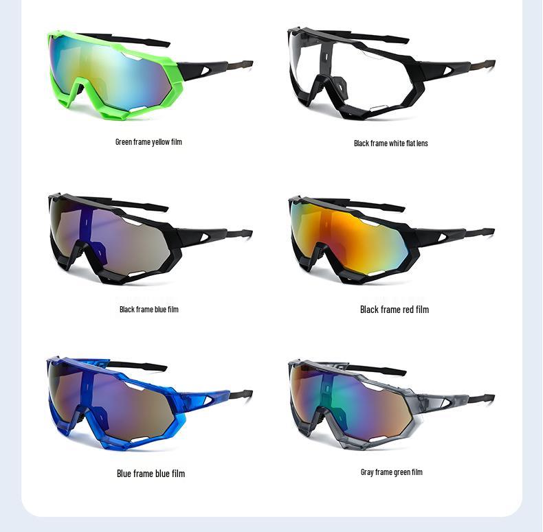 European Style UV Protection Colorful Cycling Sunglasses