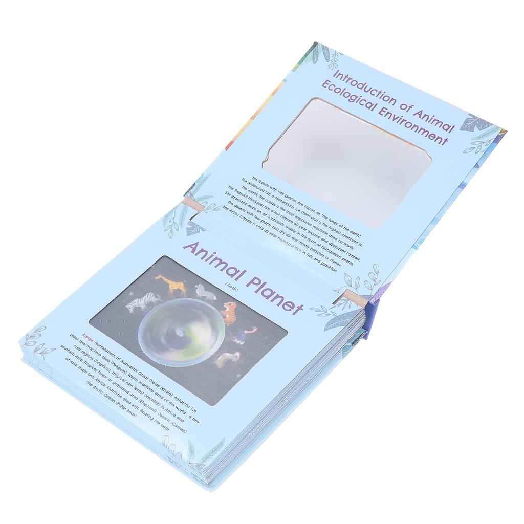 3D enzyklopädisches Buch dreidimensionale Tierkenntnis kognitive Entwicklung Kinder lesen 3D Buch