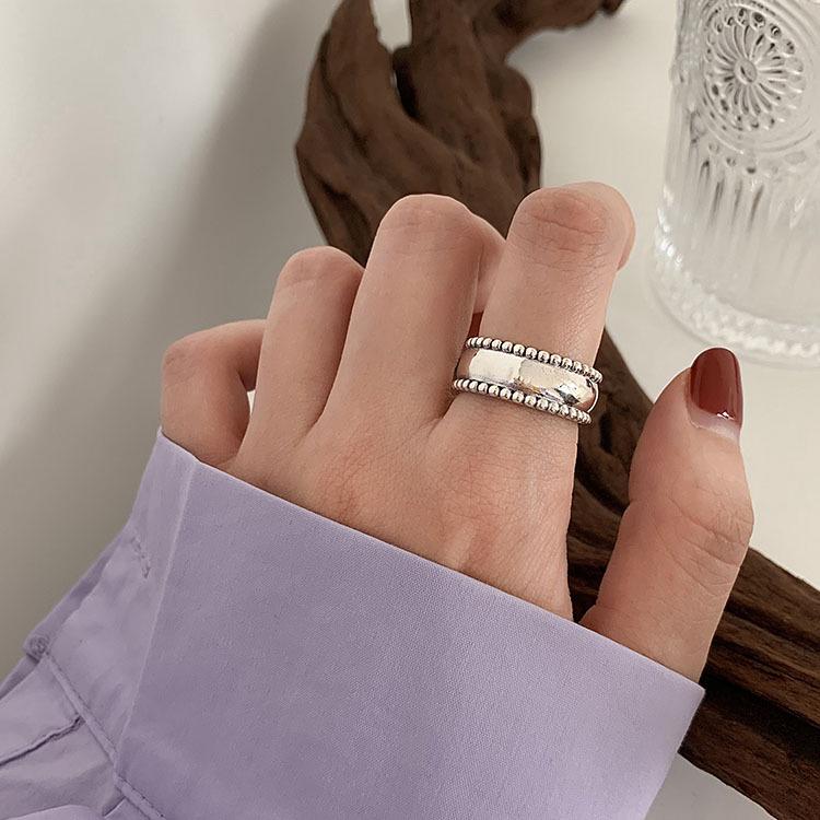 Women's Silver-Plated Retro Korean Style Index Finger Ring