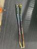 Factory  3.5mm Copper Rainbow Tennis Chain AAA+ CZ Iced Out Chain Stackable Jewelry for Women  Supplier