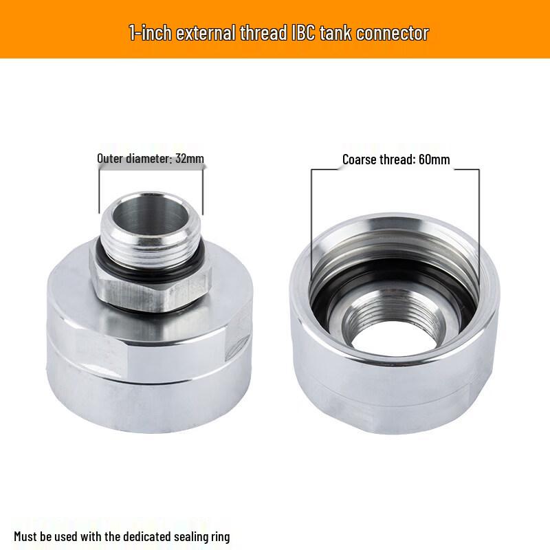 

RSRDDY 1-inch IBC Tank Drain Valve Adapter