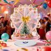 2D flat acrylic Christmas Ferris wheel decoration ornament base rotatable ornament handicraft ornament gift
