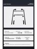 Ford Bronco Roof Rack Crossbar Bracket for Hard Top Luggage Carrier