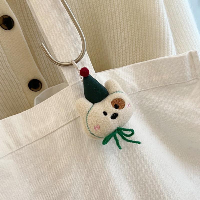 Lovely Cartoon Plush Bear Pendant Cute Soft Stuffed Doll Keyring Bag Pendant Backpack Decoration For Best Friend Gifts