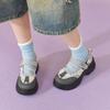Horse Speed Doctrine Summer New Thick-soled Mary Jane Shoes Women's Small Height Increase Single Shoes Versatile Casual Shoes