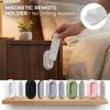 Remote Control Magnetic Holder with Strong Adhesive Suction Cup, No Drilling Wall Mount for TV Remote and Remote
