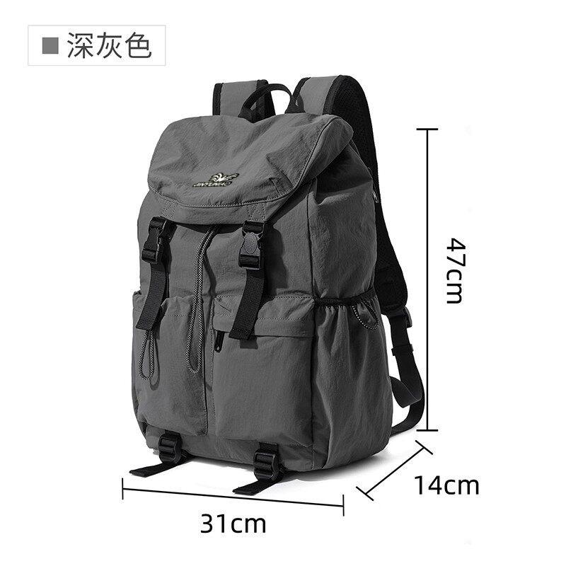 Schoolbag Outdoor Travel Mountaineering Bag Lightweight Large Capacity Female Junior High School High School College Student Computer School Bag Male