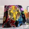 1 Pezzo Coperta in Flanella con Stampa Cartone Animato, Alta Qualità Confortevole per Tutte le Stagioni, Decorazione per la Casa, Calore e Comfort, Perfetta per Regalo di Natale Compleanno