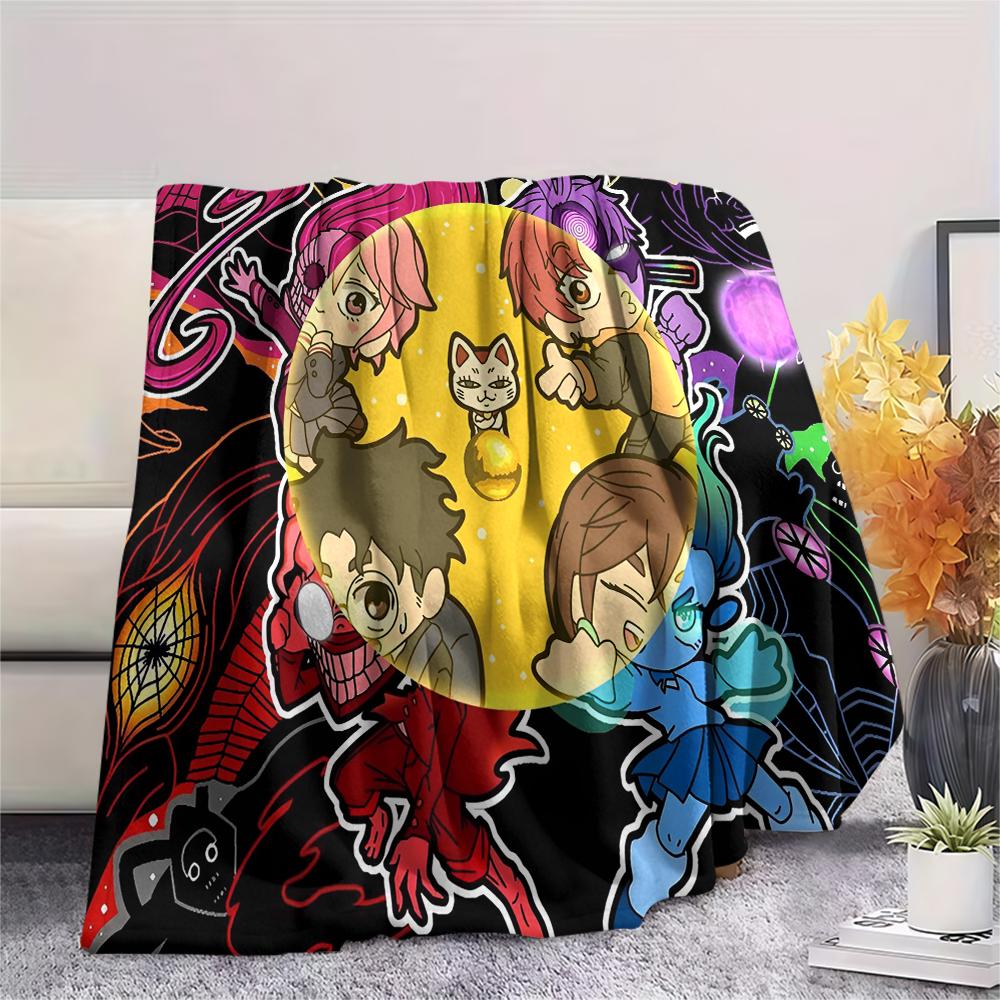 1 Pezzo Coperta in Flanella con Stampa Cartone Animato, Alta Qualità Confortevole per Tutte le Stagioni, Decorazione per la Casa, Calore e Comfort, Perfetta per Regalo di Natale Compleanno