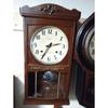 Used SEIKO Antique Pillar Clock, 14-day Wind-up, Working, Showa Retro