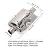 Parking   Heater Exhaust Pipe with Muffler Stainless Steel Fuel     Gas Vent Hose 2.5cm Inner Diameter