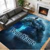 Crystal Velvet Rug Custom Name Text, Soft Non Slip Floor Mat Home DecorWorld of Warcraft