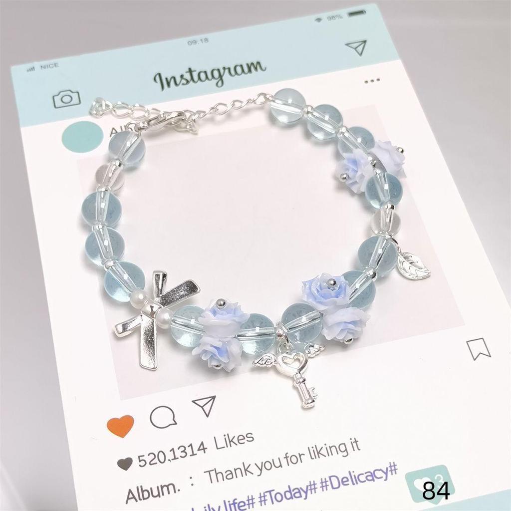 Mori Style Starry Sky Crystal Butterfly Bracelet: Elegant & Versatile Fairy Design for Women, Perfect for Best Friends