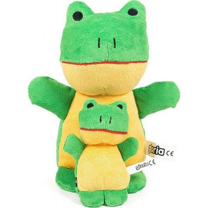 Plyšová hračka pro psa - GLORIA - Rafiki Žába - 20 cm - Polyester - EVA guma