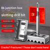 Multiple Material Electrical Box Hole Cutter Tool Carbon Steel Blade For Wood Dry wall Renovations With Ergonomic Grip