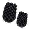 2pcs Rubber Curling Hair Brush Large and Small Size Washable Twist Curl Comb Hair Styling Tool