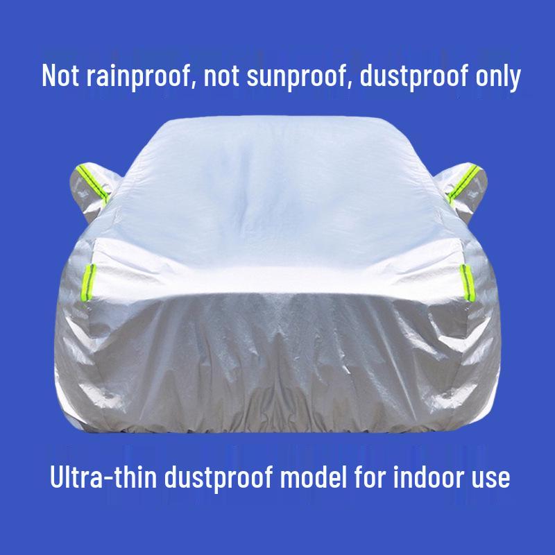 

Universal Four-Season Car Cover: Sun, Rain & Heat Protection, Thickened Full Exterior Shield Specify Car Model and Year