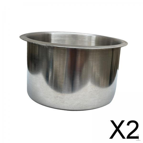

2x Cup Holder Drink Practical Stainless Steel Lightweight Drop in Can