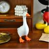 1pc Magnetic Goose Key chain home decoration sculpture office desk decoration resin goose duck sculpture tool rack home