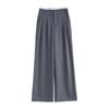2026 Spring/Summer Women's High-Waisted Wide-Leg Floor-Length Slim Fit Pants