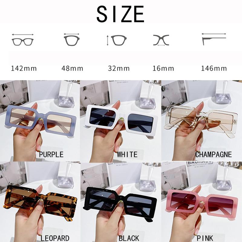 Sonnenbrillen für Herren, Sonnenbrillen für Damen, neue Box-Sonnenbrillen, Strandbrillen, modische Sonnenbrillen in Geleefarbe.