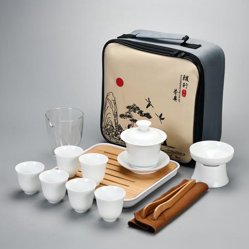 

Shangqi Ceramic Portable Gongfu Tea Set