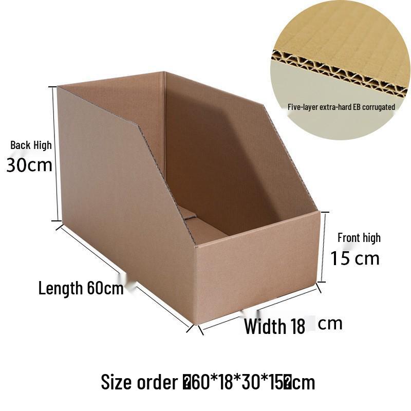 Five-Layer Super Hard Storage Organizer with Slanted Compartments for Warehouse or Supermarket