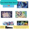 Anime Pokemon GAME PTCG Dedicated DIY Card Playmat Battle Against K Jirachi Lunala Solgaleo Collection Gift Toys