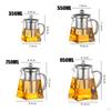 Elegant Glass Tea Infuser Pitcher for Home and Office Use