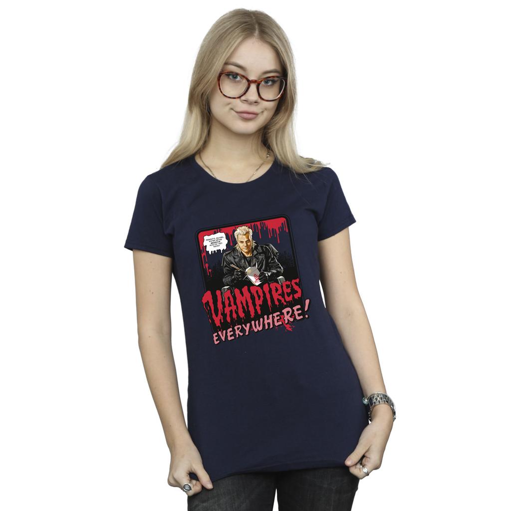 The Lost Boys Womens/Ladies Vampires Everywhere Cotton T-Shirt