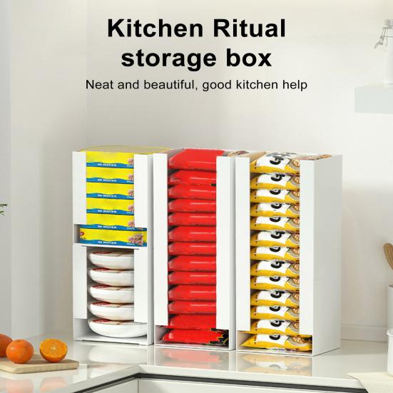 

Настольный ящик для хранения, прочный многоразовый, простой в использовании, универсальный пластиковый органайзер для макияжа для дома, кухни, ванной комнаты L флуоресцентный желтый