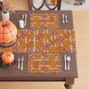 Fall Rustic Maple Leaves Placemats Set of 4 Table Mats for Party Home Kitchen Dining Table Decorations 12x18 Inch
