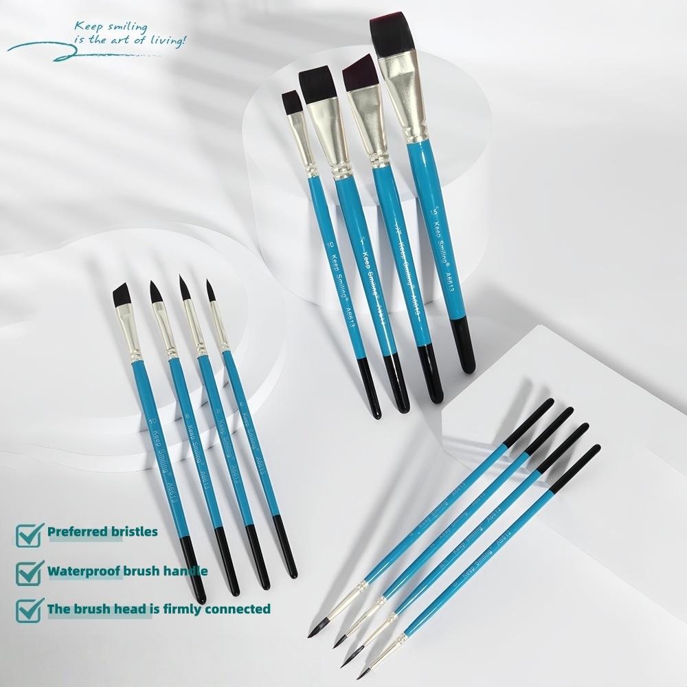 12PCS Face Painting Art Brushes For Body Paint DIY Makeup Children's Face Painting Brushes On Holiday Party Artiest Brushes