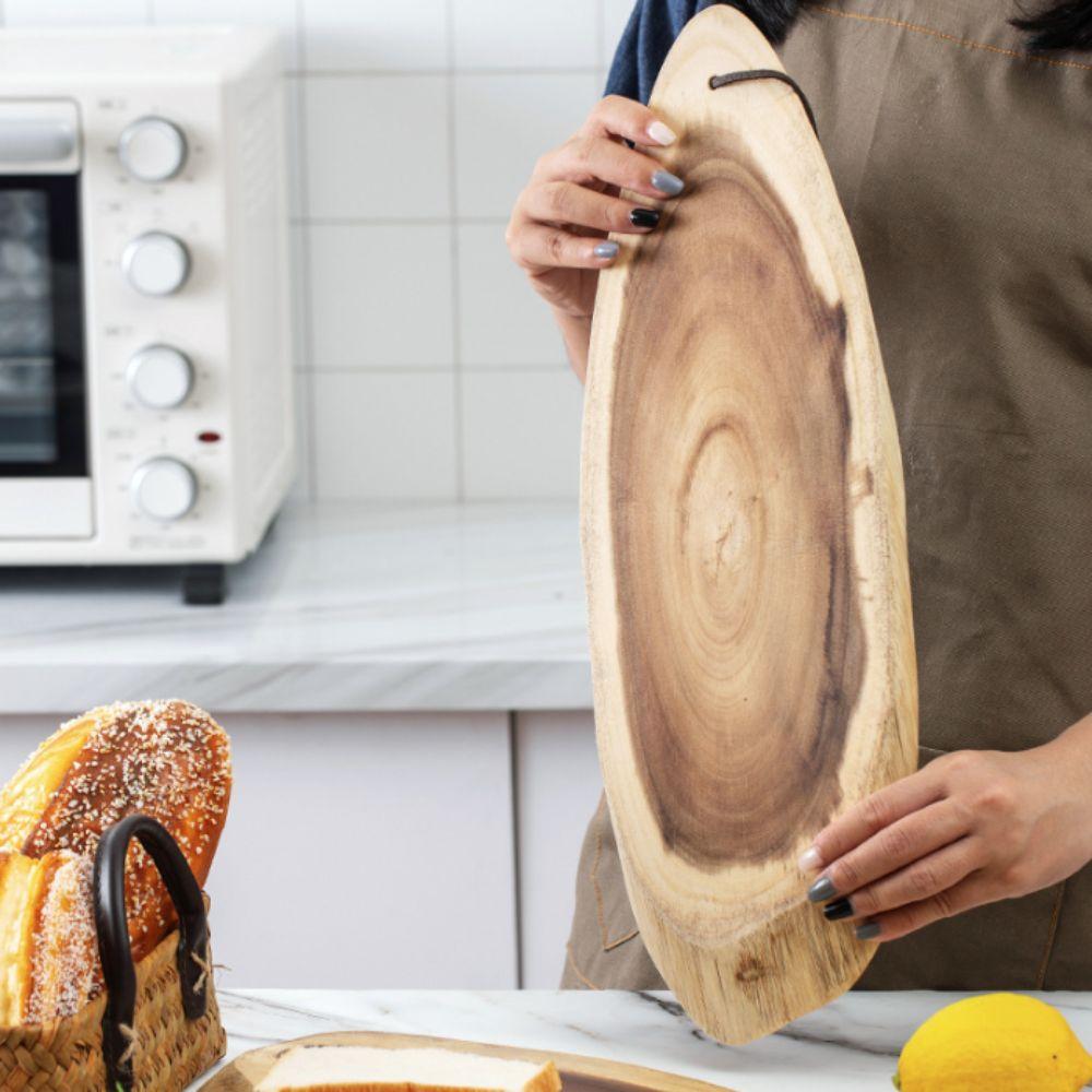 Irregular Shape Acacia Wood Cutting Board Rurual Style Charcuterie Serving Tray  Appetizer
