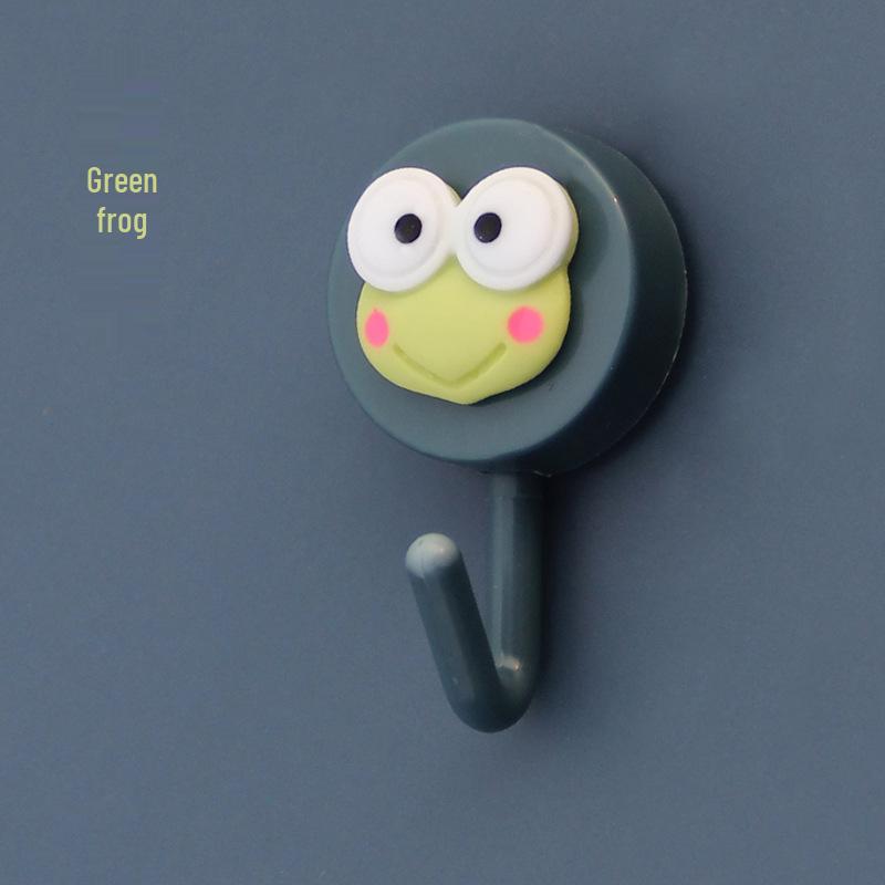 Cute Nordic Style Cartoon Hooks - No-Marke Adhesive, Ideal for Student Dorms