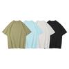 Minimalist Fashionable Solid-Color Crew-Neck T-Shirt American Casual Style Versatile Top for Commuting