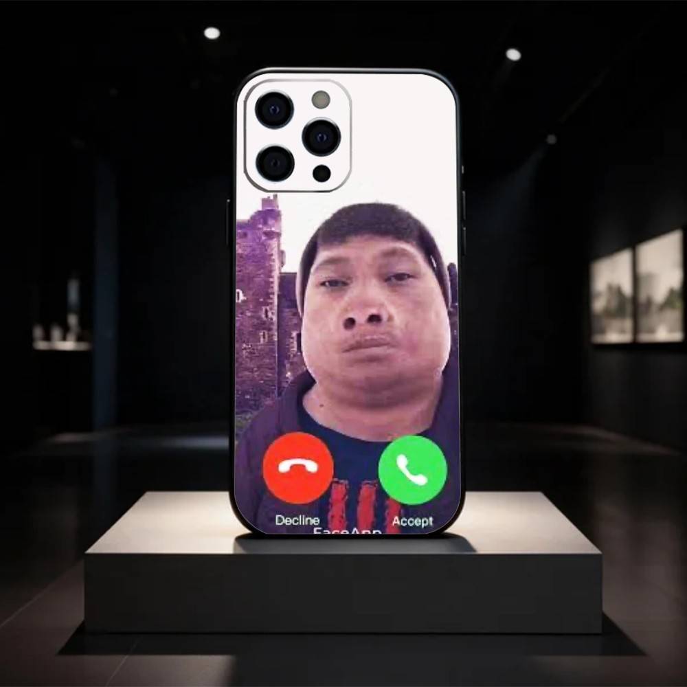 J-John Pork is Calling Answer Call Phone Case Silicone Soft For IPhone 17 16 15 14 13 12 11 X XR Plus Pro Max Plus