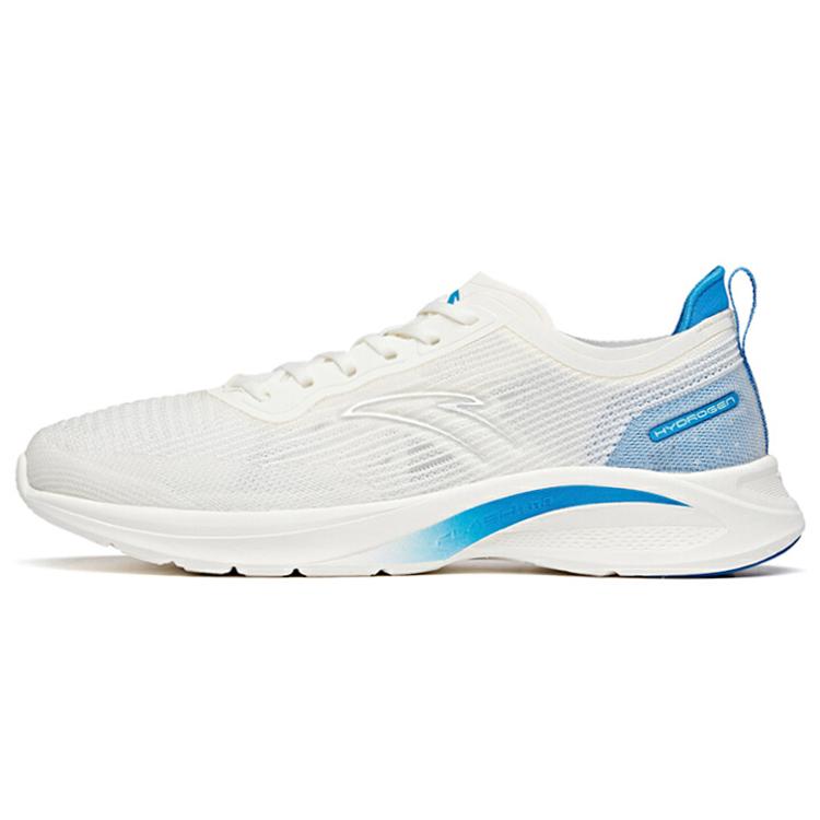 New Anta Hydrogen Run III Cushioning Anti Slip Wear Resistant Breathability Low Top Running Shoes Men's Ivory White 112125540-1